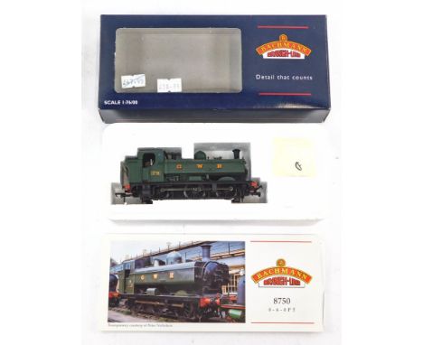 A Bachmann Branchline Pannnier tank locomotive, 060, 3715, GWR green, 32-200B, boxed. 