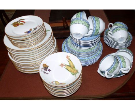 A Wedgwood part dinner and tea service 'Home Water Colour'.