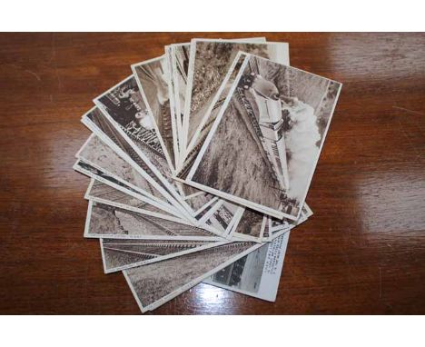 LOT OF VINTAGE POSTCARDSincluding depictions of locomotives - Royal Scot, Atlantic Express, Golden Arrow, etc 