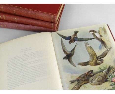 THORBURN, ARCHIBALD. British Birds. London: Longmans, Green & Company 1915-1916. First Edition large quarto, four volumes, 80