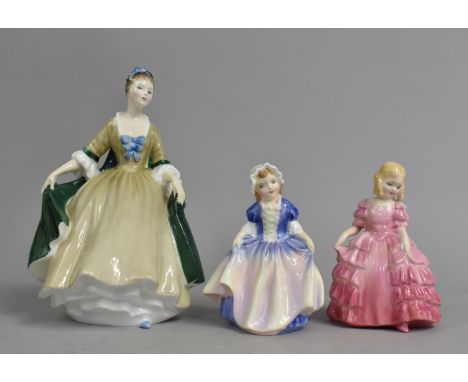 Three Doulton Figures, Elegance, Dinky Do and Rose 