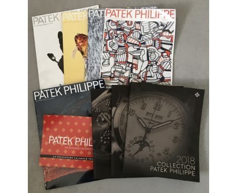 8 x Patek Philippe watch catalogues and magazines.  