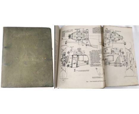 A vintage Standard Vanguard service Instruction Manual, fourth issue. For series I and II and Triumph "Renown" models. 
