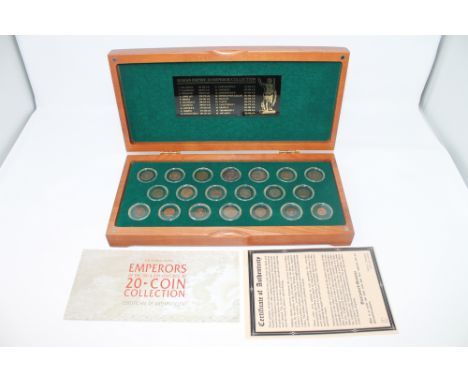 The Roman Emperors of the 3rd and 4th Centuries AD, a collection of 20 authentic Roman bronze coins from the reigns of 20 emp