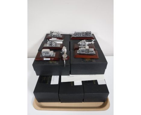 Thirteen boxed Royal Hampshire pewter collection Thomas the Tank Engine figures 