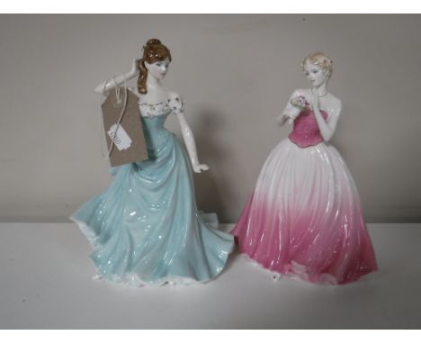 Two Coalport figures, 'Dearest Rose', 'With this Ring'