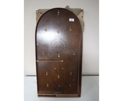 A boxed Corinthian Bagatelle board