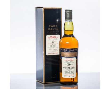 MORTLACH 20 YEARS OLD RARE MALTS
Single Malt Scotch Whisky. Distilled 1978. Bottled May 1998. Bottle no. 2945. 
70cl. 62.2% v