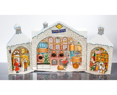 UNITED DISTILLERS ADVENT CALENDAR 
Scotch Whisky 500 Years Edition. 24 assorted miniatures. Viewing recommended.