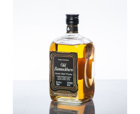 OLD BANNOCKBURN
Scotch Malt Whisky. Pre-1974. Bottled by Deanston Distillers Limited. 
750ml. 70° proof. 