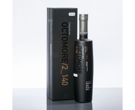 OCTOMORE 02.1
Islay Single Malt Scotch Whisky. Aged 5 years. Another heavily-peated expression from Bruichladdich Distillery,
