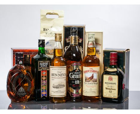 BEN NEVIS
Blended Scotch Whisky. 70 cl, 40% volume. In carton.
GRAN'TS 12 YEAR OLD
Blended Scotch Whisky. 1 L, 43% volume.
PA