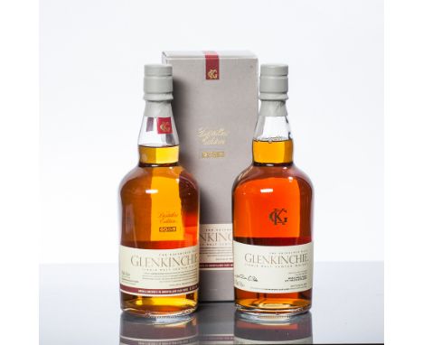 GLENKINCHIE - DISTILLERY-ONLY BOTTLING
Single Malt Scotch Whisky. Limited edition; bottled in 2010.
70cl. 59.3% vol. 
GLENKIN