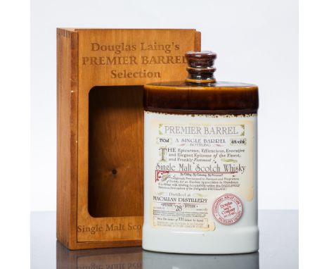 MACALLAN 28 YEARS OLD - DOUGLAS LAING'S PREMIER BARREL SELECTION
Single Cask Single Malt Scotch Whisky. One decanter of 331 f