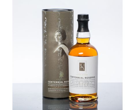 HAZELWOOD CENTENNIAL RESERVE
Blended Scotch Whisky. One of 2001 bottles. 20 years old. 70 cl, 40% volume.