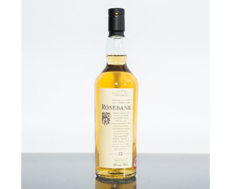 ROSEBANK 12 YEARS OLD Lowland Single Malt Scotch Whisky. Flora &amp; Fauna bottling. 70cl. 43% vol.