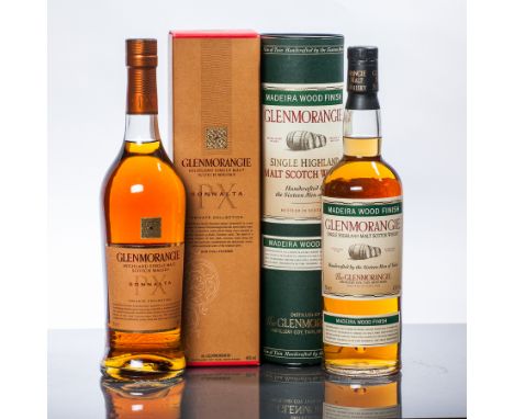 GLENMORANGIE MADEIRA WOOD FINISH
Single Highland Malt Scotch Whisky
70cl. 43% vol. In tin. 
GLENMORANGIE SONNALTA PX
Highland