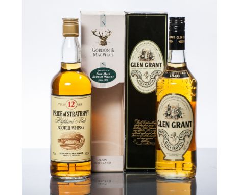 PRIDE OF STRATHSPEY 12 YEAR OLD
Highland Malt Scotch Whisky by Gordon & MacPhail. 70cl, 40% volume, in carton.
GLEN GRANT N.A