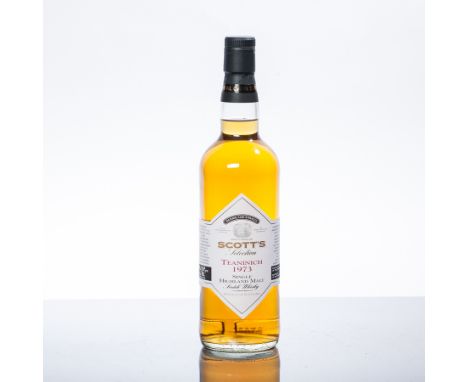 TEANINICH 1973 SCOTT'S SELECTION
Single Highland Malt Scotch Whisky. 
70cl. 59.9% vol. In box.