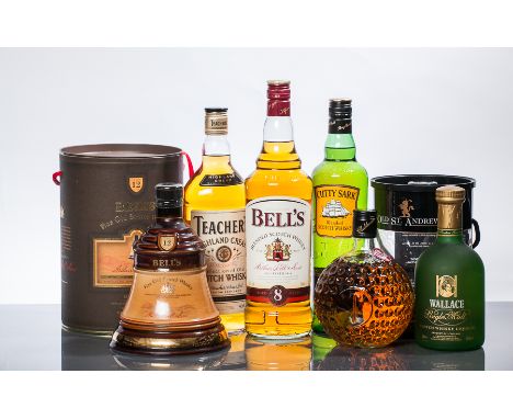 CUTTY SARK
Blended Scotch Whisky. 700 ml, 40% volume.
BELL'S 8 YEAR OLD
Blended Scotch Whisky. 1 L, 40% volume.
TEACHER'S
Ble