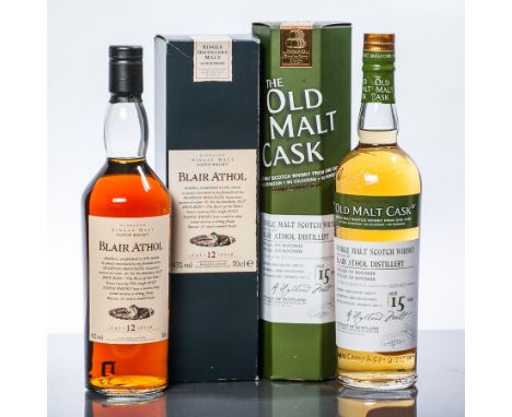 BLAIR ATHOL 12 YEARS OLD
Highland Single Malt Scotch Whisky. Flora & Fauna bottling. 
70cl. 43% vol. In carton. 
BLAIR ATHOL 