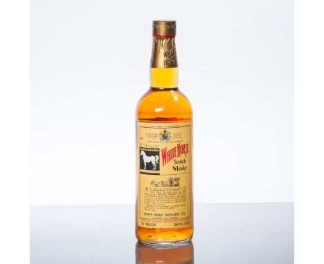 WHITE HORSE
Blended Scotch Whisky. Bottle No. 7480249. 26 2/3 fl. ozs., 70° Proof.  CONDITION REPORT: Very good.
