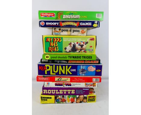 Parker Brothers - Ideal - MB Games - Pedigree - Others - A collection of boxed vintage games. Lot includes an Ideal 'Ker Plun