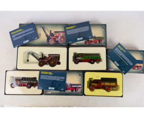 Corgi - Vintage Glory - 4 x boxed limited edition models, Foden Steam Wagon Tate & Lyle # 80201, Foden Dropside Guinness # 80