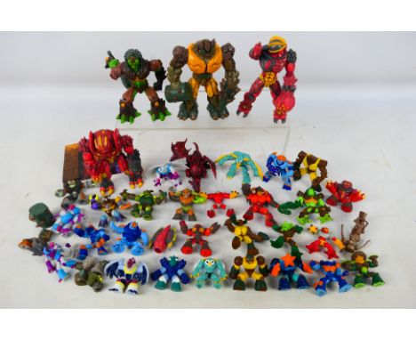 Gormiti - An unboxed group of over 30 Gormiti action figures by Giochi Preziosi. Figures appear to be in Very Good - Excellen