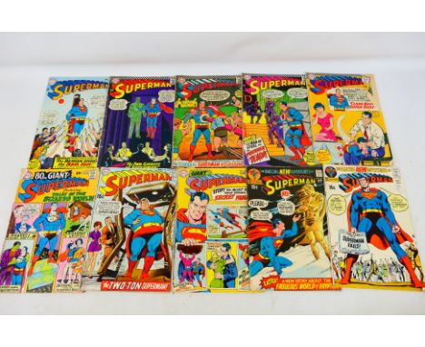 DC Comics - A group of 10 Silver Age 'Superman' comics from DC. Lot consists of #184; #186; #186; #188; #191; #192; #202; #22