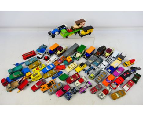 Matchbox - Corgi - Franklin Mint - Oxford - A group of unboxed vehicles including Iso Grifo # 14, Batmobile # 1002, DAF lorry