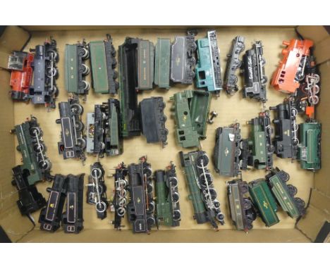 Collection of loose Hornby, Jouef and Mainline OO gauge steam locomotives and tenders to include 4-6-0 BR 'Everton' 61663,  0