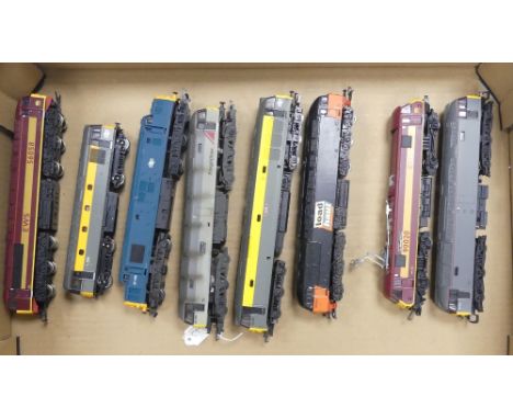 Collection of loose Hornby, Lima and Mainline OO/HO gauge diesel locomotives to include BR Class 37 37130, BR Class 50 50015 