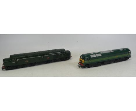 Two OO gauge diesel locomotives to include Jouef BR Class 40 D229 Saxonia and Hornby BR Class 47 Co-Co D1738. Untested. (2)