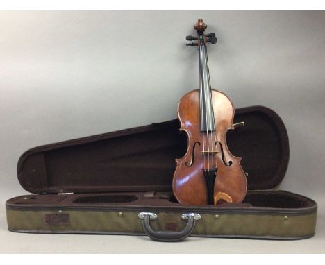 SCOTTISH FULL SIZE VIOLIN BY CHARLES E. PARKINSON,Edinburgh 1943, 'La Folia', manuscript label to interior, one piece back, c