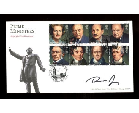 2014 Prime Ministers Royal Mail FDC Britain's First Female Prime Minister Grantham H/S signed by Teresa May. Unaddressed, fin