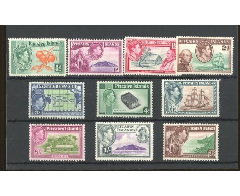 1940-51 set Mint (2/6d U/M). SG 1-8 Cat £75 (10)
