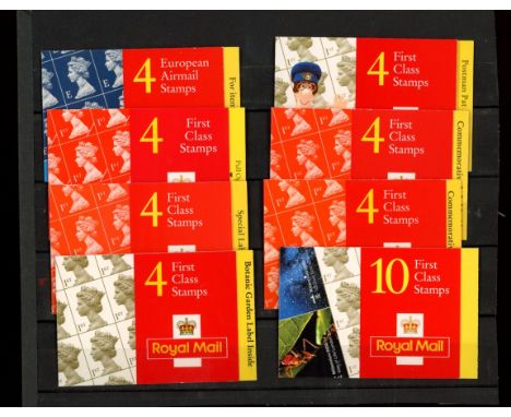 Decimal First Class &amp; "E" booklets x 8 different. (8 booklets)