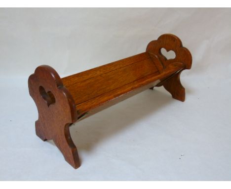 Vintage oak extending book trough