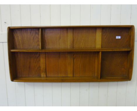 Ercol wall mounted plate rack