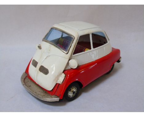Tin plate Isetta "bubble car" model