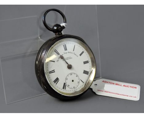 H. Samuel 'Climax Trip Action Patent' silver lever pocket watch, Chester 1901, the movement signed H. Samuel, Market Street, 