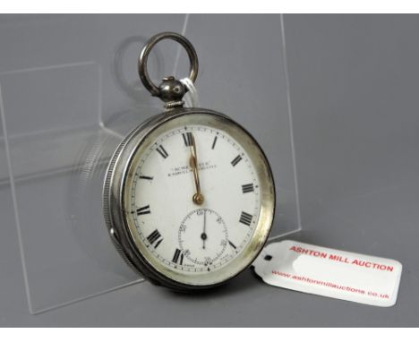 H. Samuel 'Acme Lever' silver (0.925) lever pocket watch, import hallmarks London 1919, signed movement inscribed 'Patent Bal