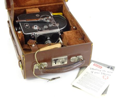 A Paillard Bolex Sydney camera, in fitted case with accessories, etc. 