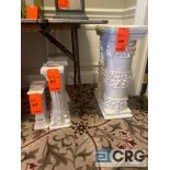 Lot of (7) decorative mini decorative columns