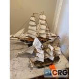 Lot of (3) model boats