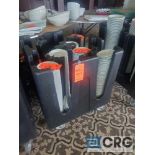 Carlisle portable plastic dish storage caddy