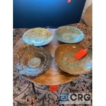 Lot of (9) decorative platters