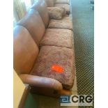 Hickory Chair Furniture Co. leather sofa 7.5 feet long