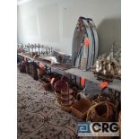 Lot of (5) 4 foot x 30 in. wood folding tables